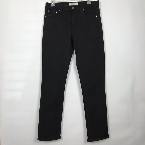 GAP black straight leg jeans / pants 361 - Picture 3 of 8